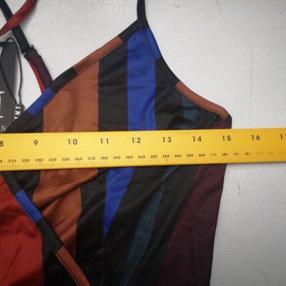 NWT Inin Ladies Size Small Sleeveless Multi Color Maxi Dress - Picture 9 of 9